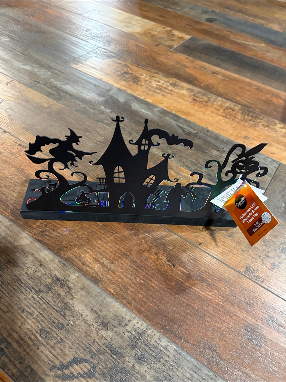 Halloween LED Silhouette Scene Table Top - B